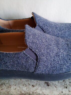 Fitflop Blue fleece loafer Size 9